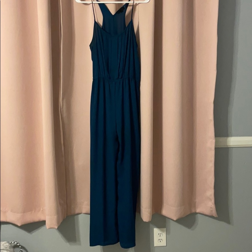 Dark teal jumpsuit